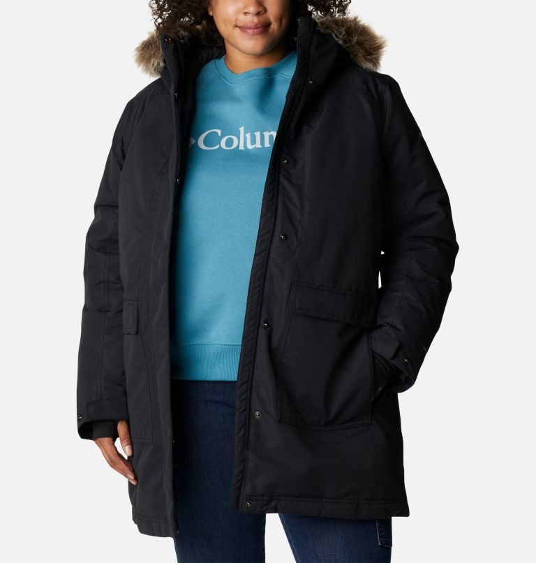 Jachete Parka Columbia Little Si Omni-Heat Infinity Insulated Dama Negrii | Plus Size PI1QS7Z90